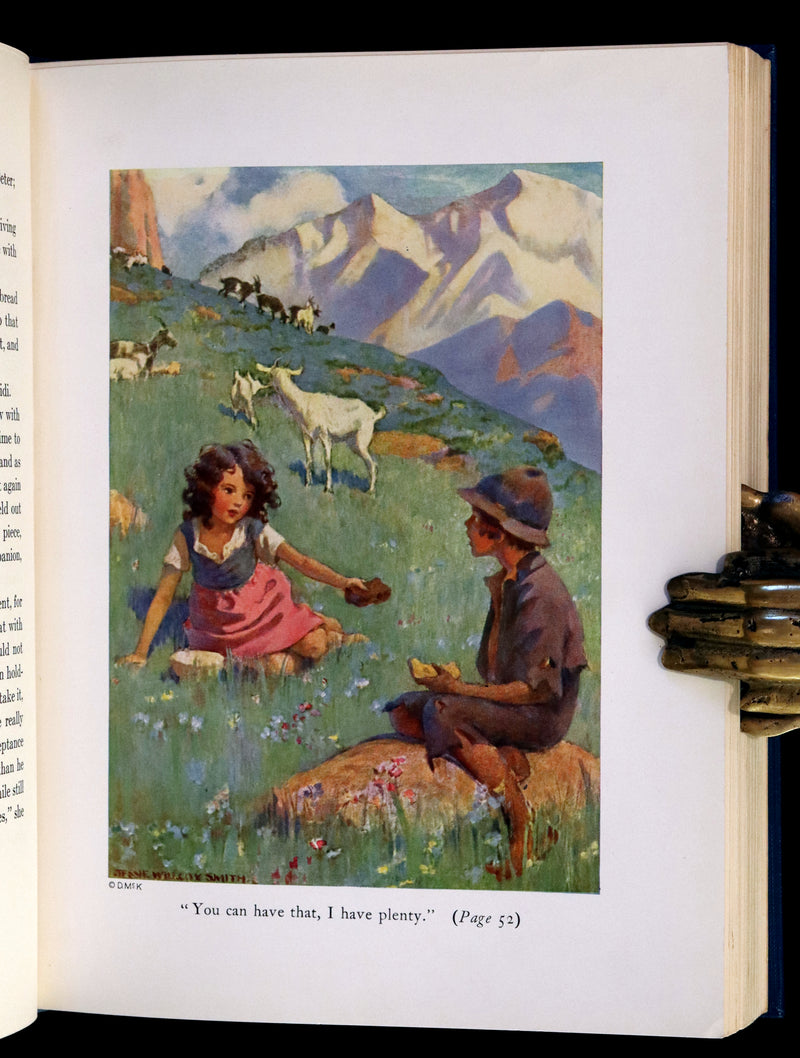 1922 Rare First Edition - HEIDI by Johanna Spyri illustrated by Jessie Willcox Smith.