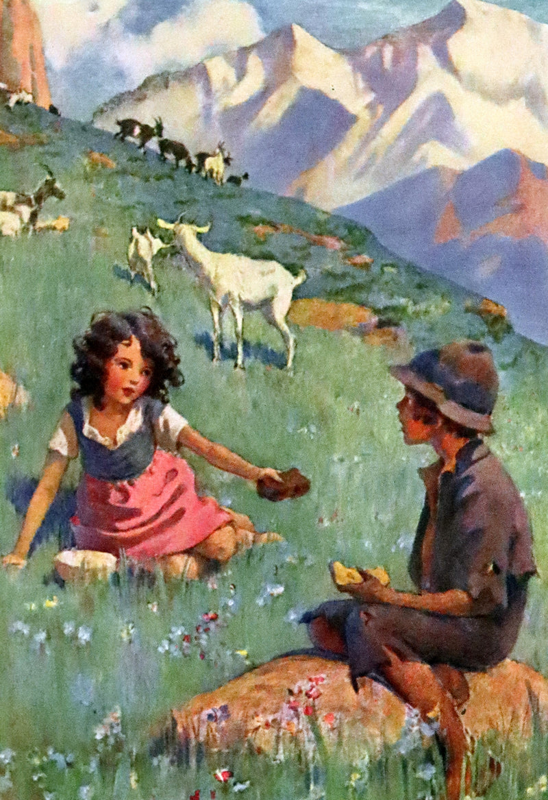 1922 Rare First Edition - HEIDI by Johanna Spyri illustrated by Jessie Willcox Smith.