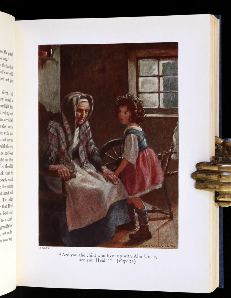 1922 Rare First Edition - HEIDI by Johanna Spyri illustrated by Jessie Willcox Smith.