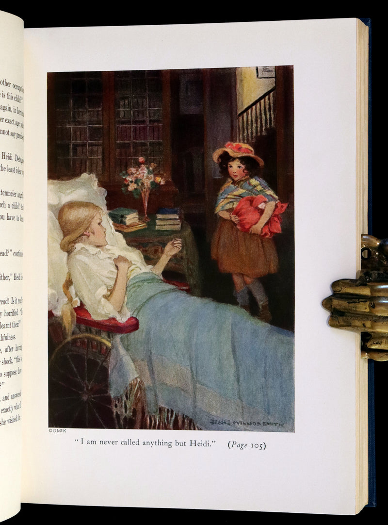 1922 Rare First Edition - HEIDI by Johanna Spyri illustrated by Jessie Willcox Smith.