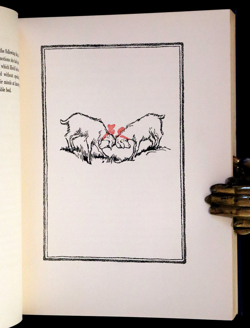 1922 Rare First Edition - HEIDI by Johanna Spyri illustrated by Jessie Willcox Smith.