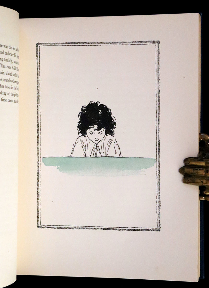 1922 Rare First Edition - HEIDI by Johanna Spyri illustrated by Jessie Willcox Smith.