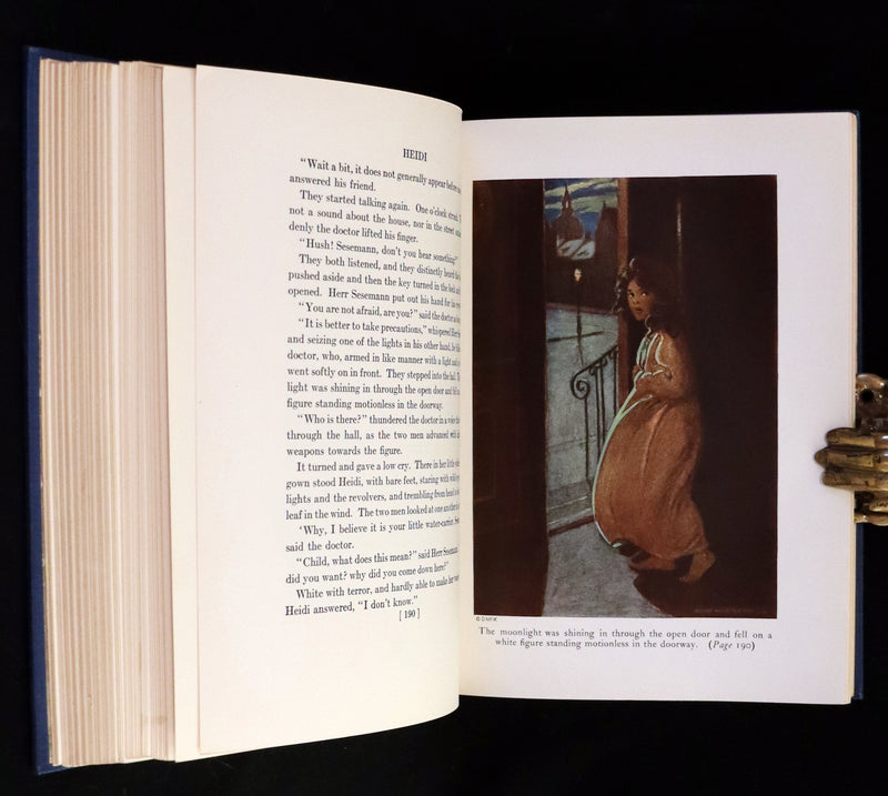 1922 Rare First Edition - HEIDI by Johanna Spyri illustrated by Jessie Willcox Smith.
