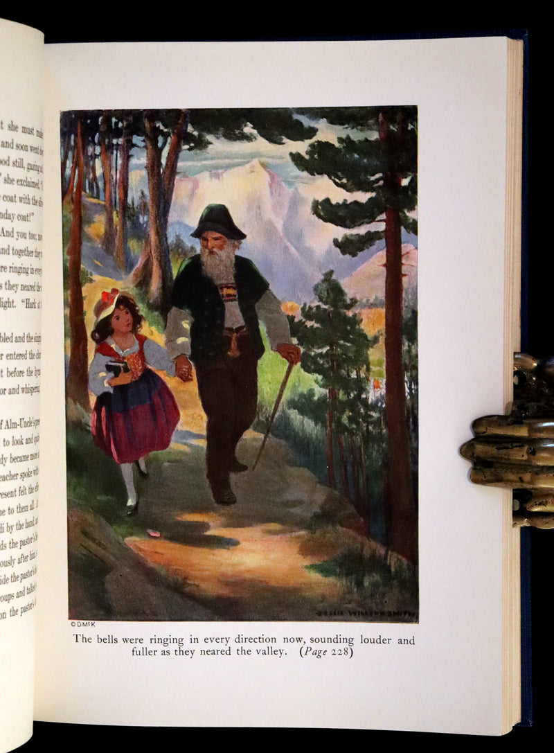 1922 Rare First Edition - HEIDI by Johanna Spyri illustrated by Jessie Willcox Smith.