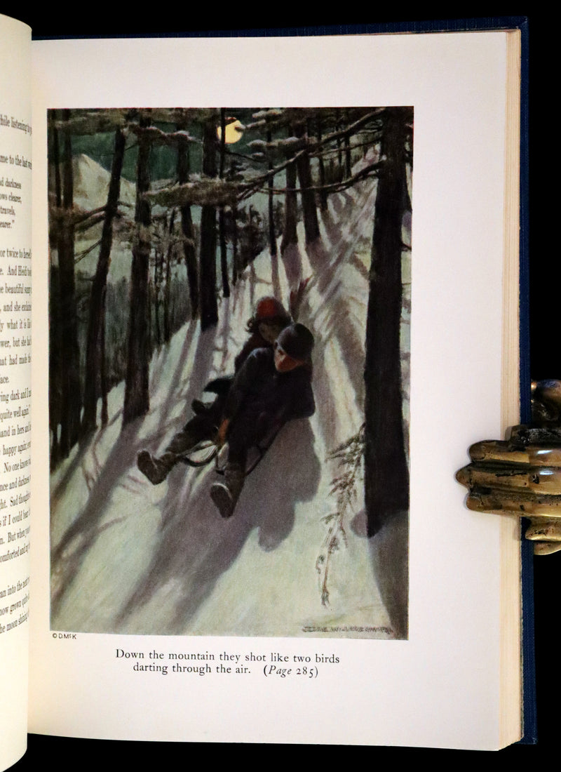 1922 Rare First Edition - HEIDI by Johanna Spyri illustrated by Jessie Willcox Smith.