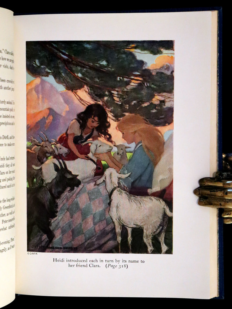 1922 Rare First Edition - HEIDI by Johanna Spyri illustrated by Jessie Willcox Smith.
