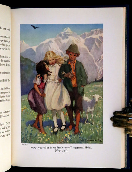 1922 Rare First Edition - HEIDI by Johanna Spyri illustrated by Jessie Willcox Smith.