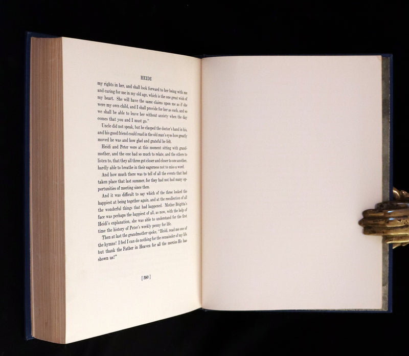 1922 Rare First Edition - HEIDI by Johanna Spyri illustrated by Jessie Willcox Smith.