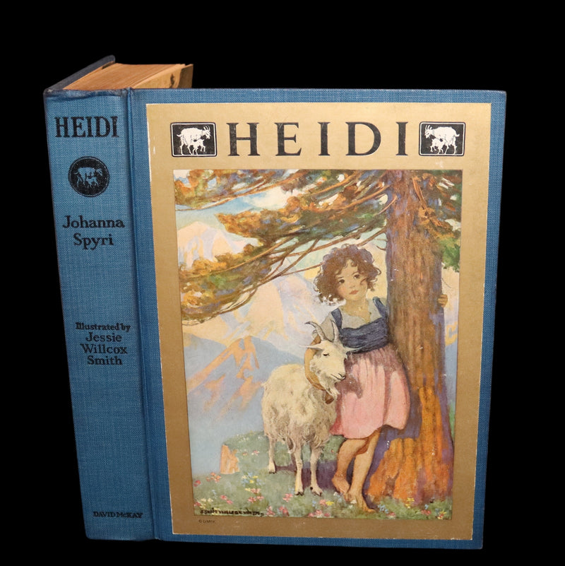 1922 Rare First Edition - HEIDI by Johanna Spyri illustrated by Jessie Willcox Smith.