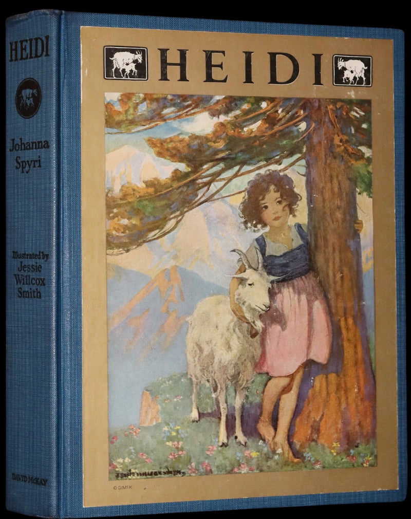 1922 Rare First Edition - HEIDI by Johanna Spyri illustrated by Jessie Willcox Smith.