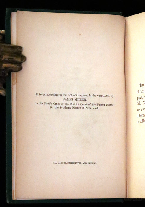 1861 Scarce First Edition - THE MAGIC RING, and other Oriental Fairy Tales by Herder, Liebeskind, & Krummacher.