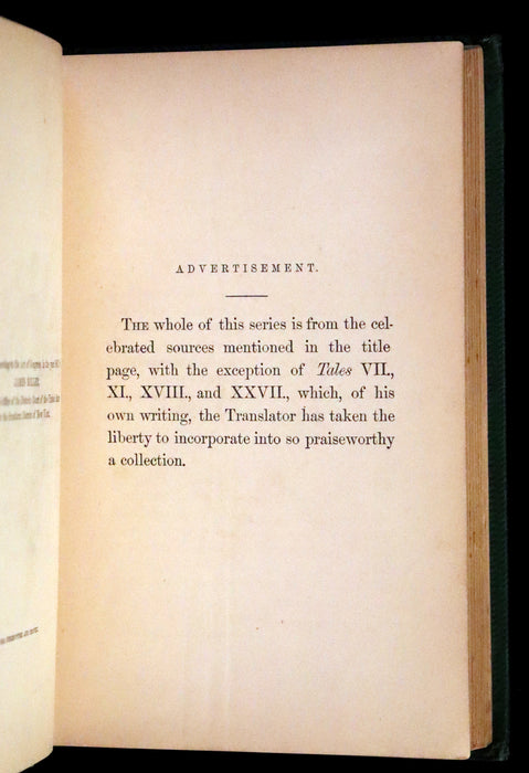 1861 Scarce First Edition - THE MAGIC RING, and other Oriental Fairy Tales by Herder, Liebeskind, & Krummacher.