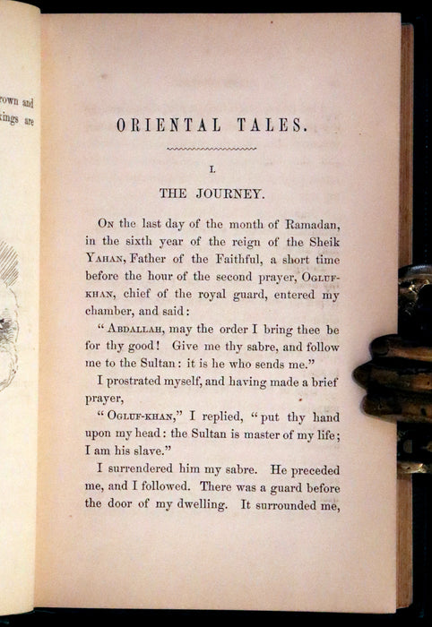 1861 Scarce First Edition - THE MAGIC RING, and other Oriental Fairy Tales by Herder, Liebeskind, & Krummacher.