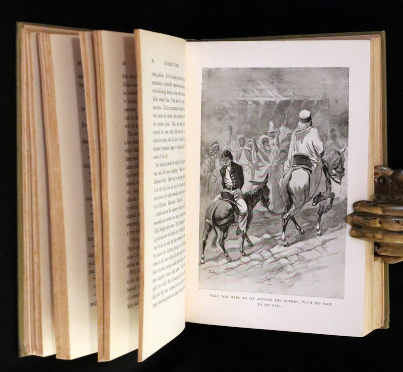1898 Rare First Edition - In Pirate Waters, A Tale of the American Navy by Kirk Munroe. Illustrated.