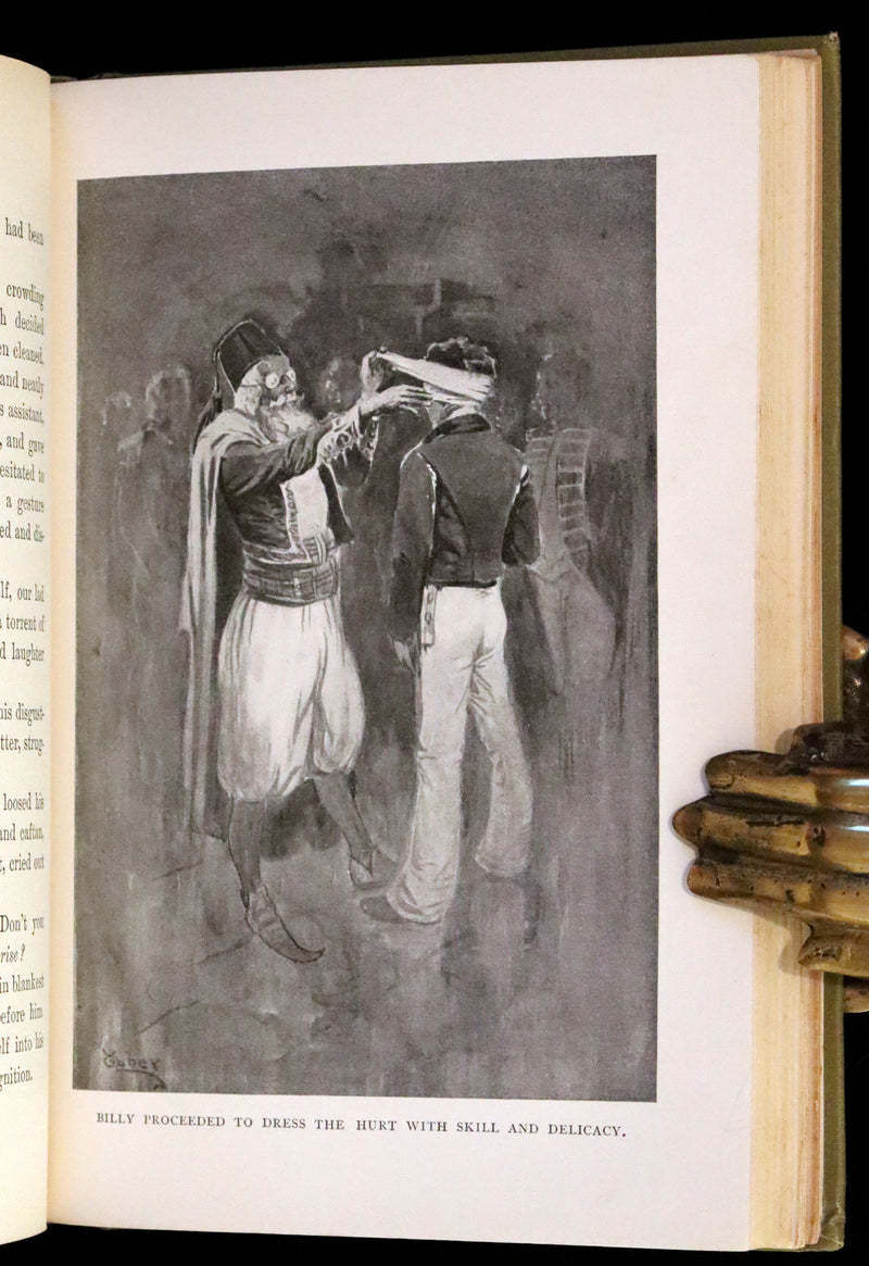 1898 Rare First Edition - In Pirate Waters, A Tale of the American Navy by Kirk Munroe. Illustrated.