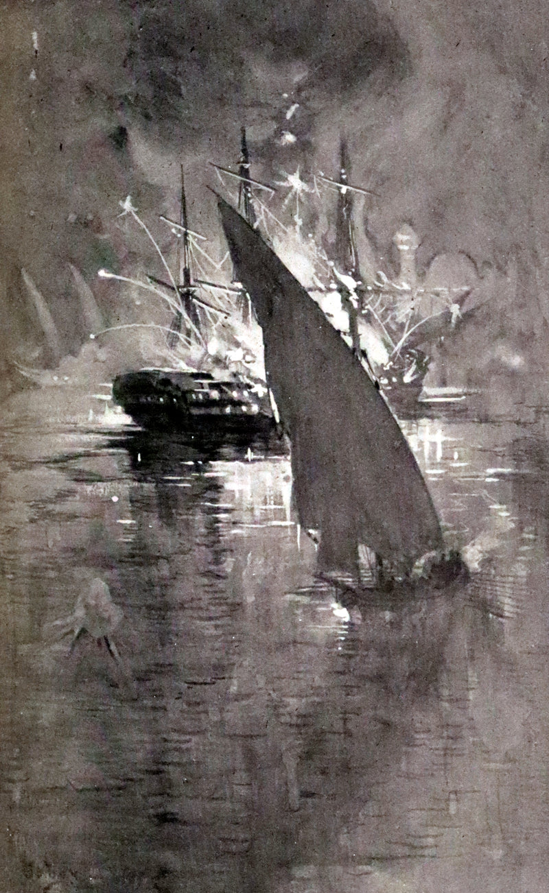 1898 Rare First Edition - In Pirate Waters, A Tale of the American Navy by Kirk Munroe. Illustrated.
