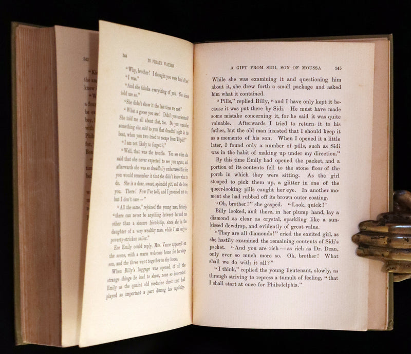 1898 Rare First Edition - In Pirate Waters, A Tale of the American Navy by Kirk Munroe. Illustrated.