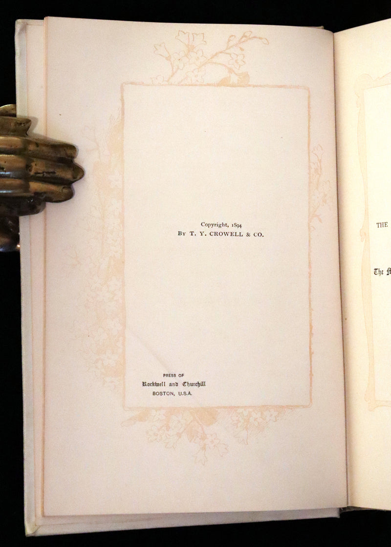 1894 Rare Edition - THE LIGHT OF ASIA or The Great Renunciation. Being The Life and Teaching of Gautama Prince of India and Founder of Buddhism.