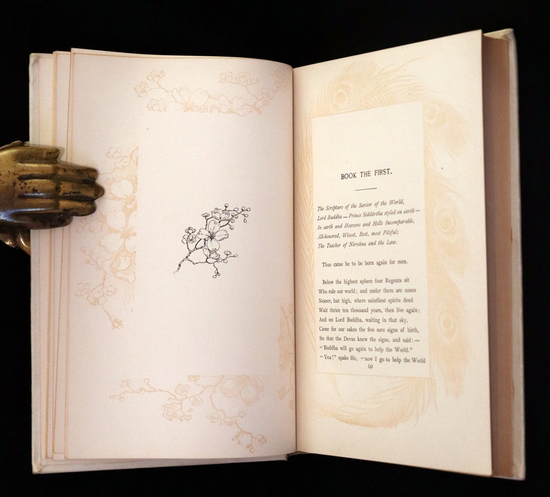 1894 Rare Edition - THE LIGHT OF ASIA or The Great Renunciation. Being The Life and Teaching of Gautama Prince of India and Founder of Buddhism.