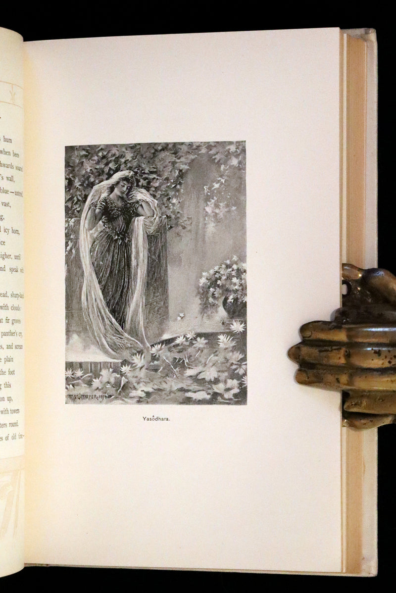 1894 Rare Edition - THE LIGHT OF ASIA or The Great Renunciation. Being The Life and Teaching of Gautama Prince of India and Founder of Buddhism.