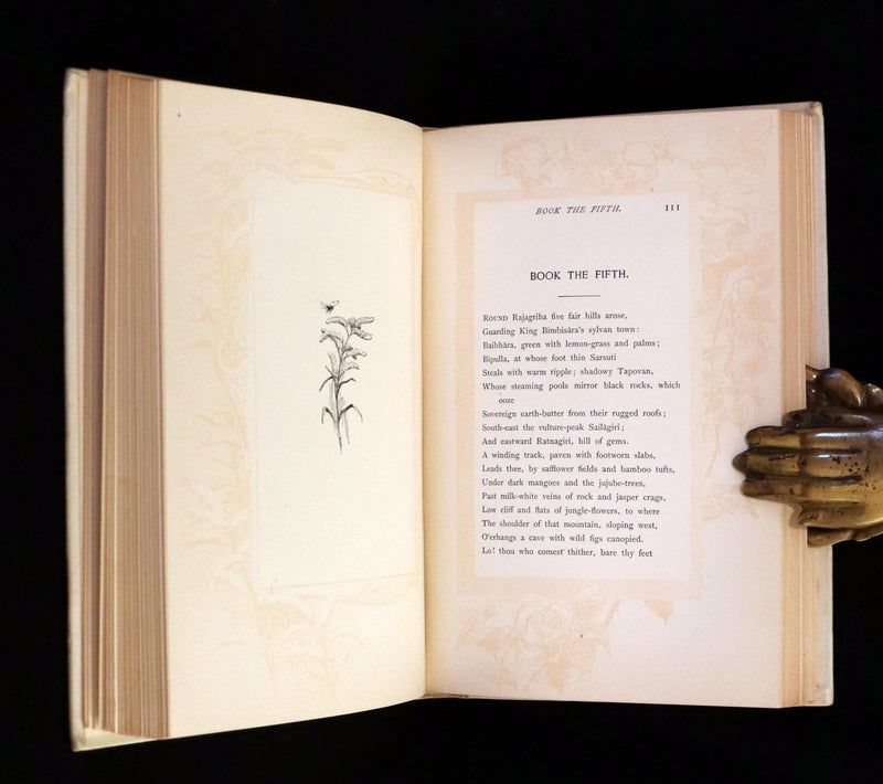 1894 Rare Edition - THE LIGHT OF ASIA or The Great Renunciation. Being The Life and Teaching of Gautama Prince of India and Founder of Buddhism.