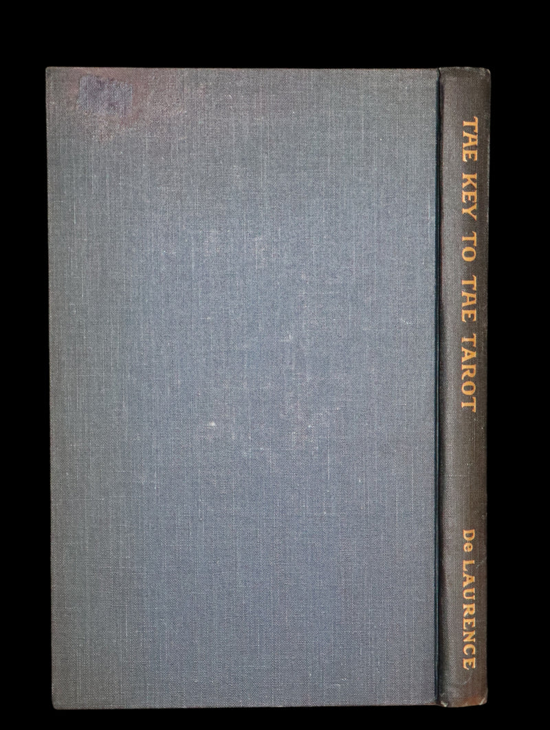 1918 Rare First Edition - The Illustrated KEY to the TAROT, The Veil of Divination by de Laurence.