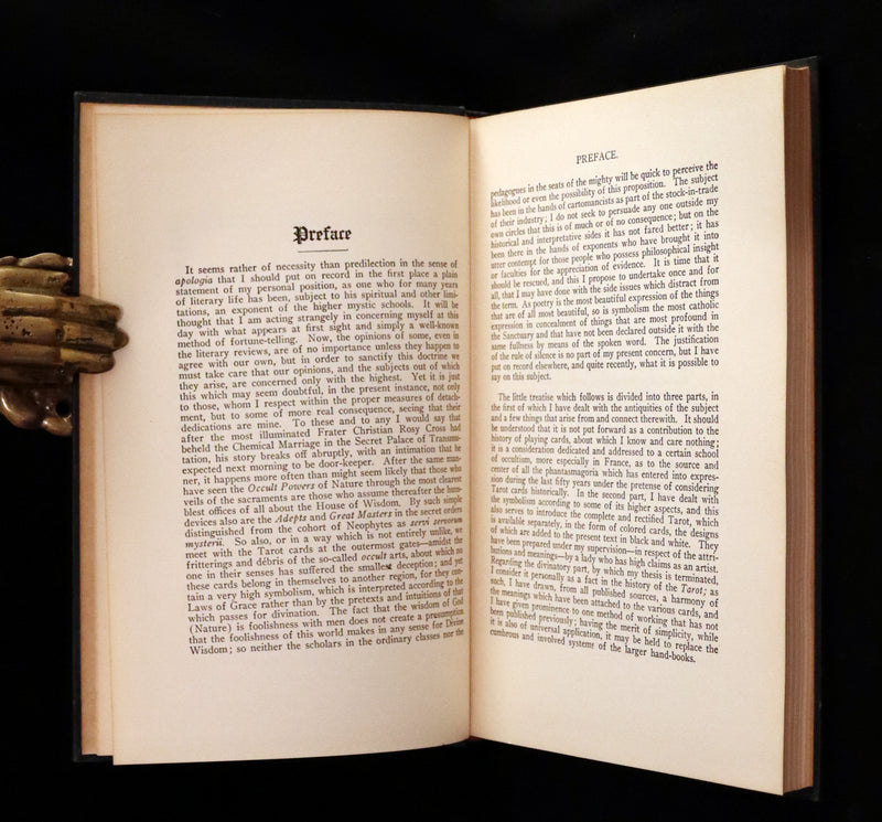 1918 Rare First Edition - The Illustrated KEY to the TAROT, The Veil of Divination by de Laurence.