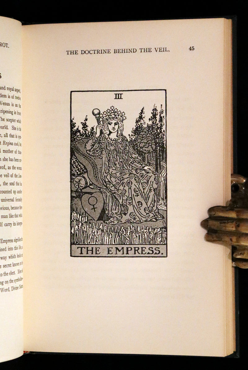 1918 Rare First Edition - The Illustrated KEY to the TAROT, The Veil of Divination by de Laurence.