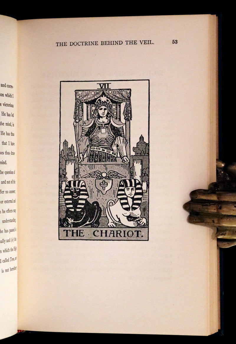1918 Rare First Edition - The Illustrated KEY to the TAROT, The Veil of Divination by de Laurence.