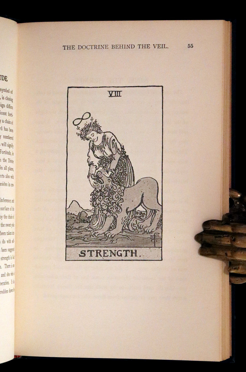 1918 Rare First Edition - The Illustrated KEY to the TAROT, The Veil of Divination by de Laurence.
