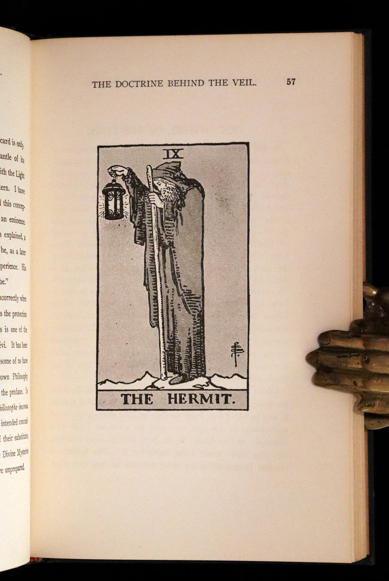 1918 Rare First Edition - The Illustrated KEY to the TAROT, The Veil of Divination by de Laurence.