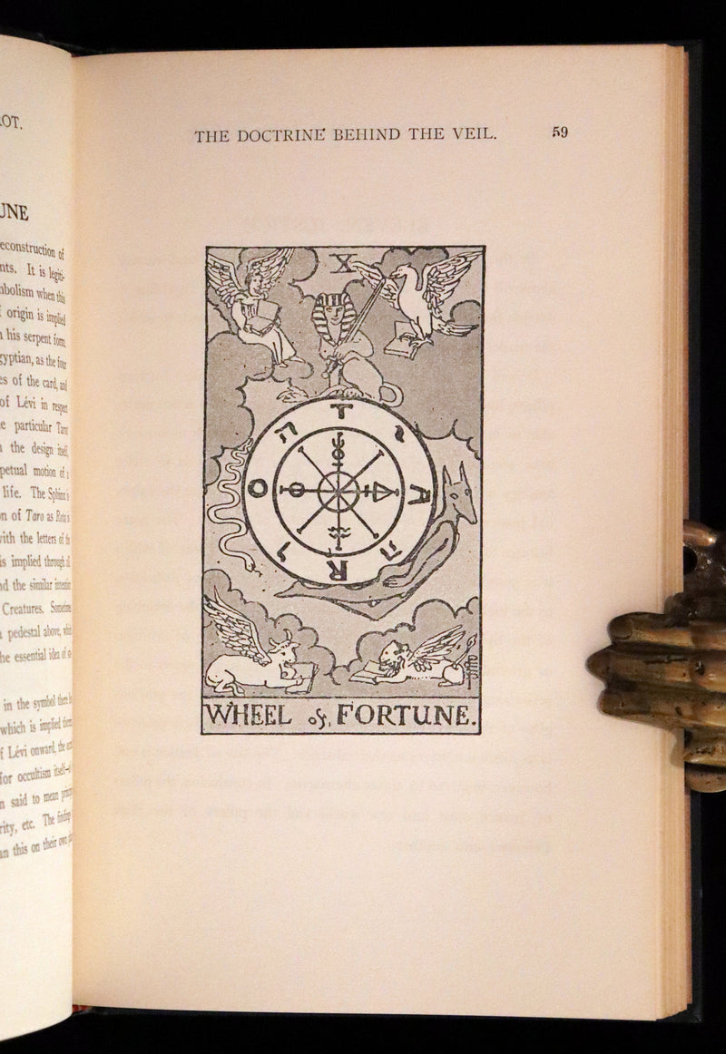 1918 Rare First Edition - The Illustrated KEY to the TAROT, The Veil of Divination by de Laurence.