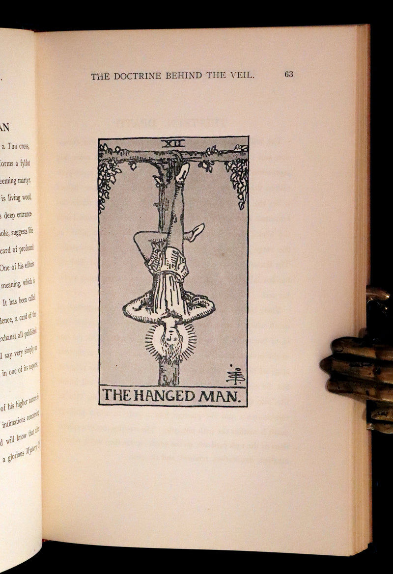 1918 Rare First Edition - The Illustrated KEY to the TAROT, The Veil of Divination by de Laurence.