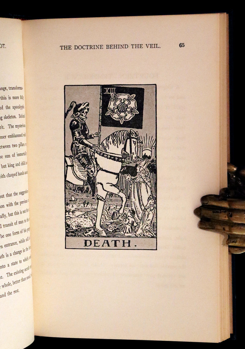 1918 Rare First Edition - The Illustrated KEY to the TAROT, The Veil of Divination by de Laurence.