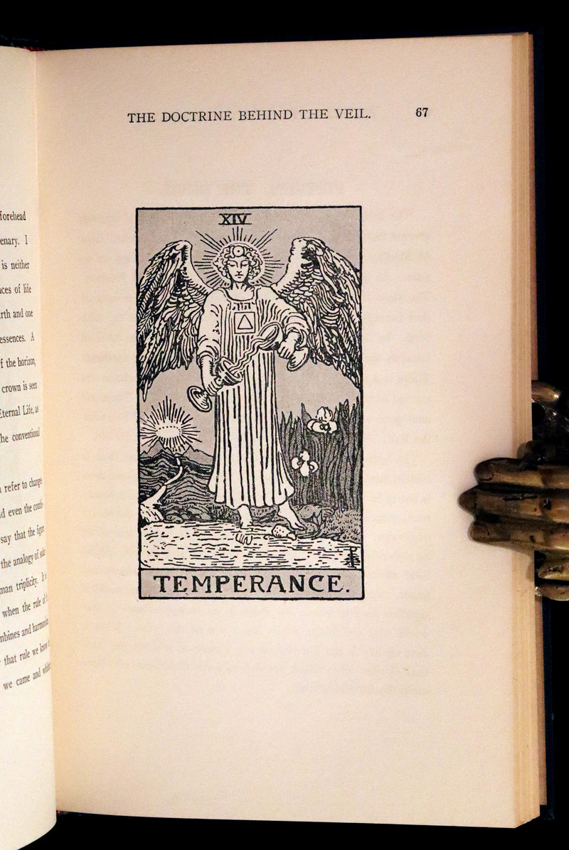 1918 Rare First Edition - The Illustrated KEY to the TAROT, The Veil of Divination by de Laurence.