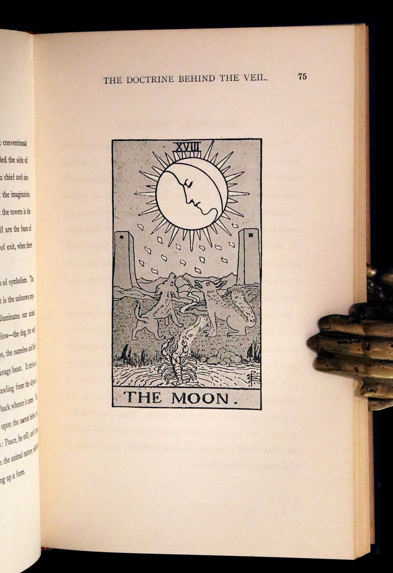 1918 Rare First Edition - The Illustrated KEY to the TAROT, The Veil of Divination by de Laurence.
