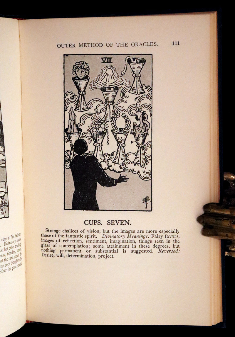 1918 Rare First Edition - The Illustrated KEY to the TAROT, The Veil of Divination by de Laurence.