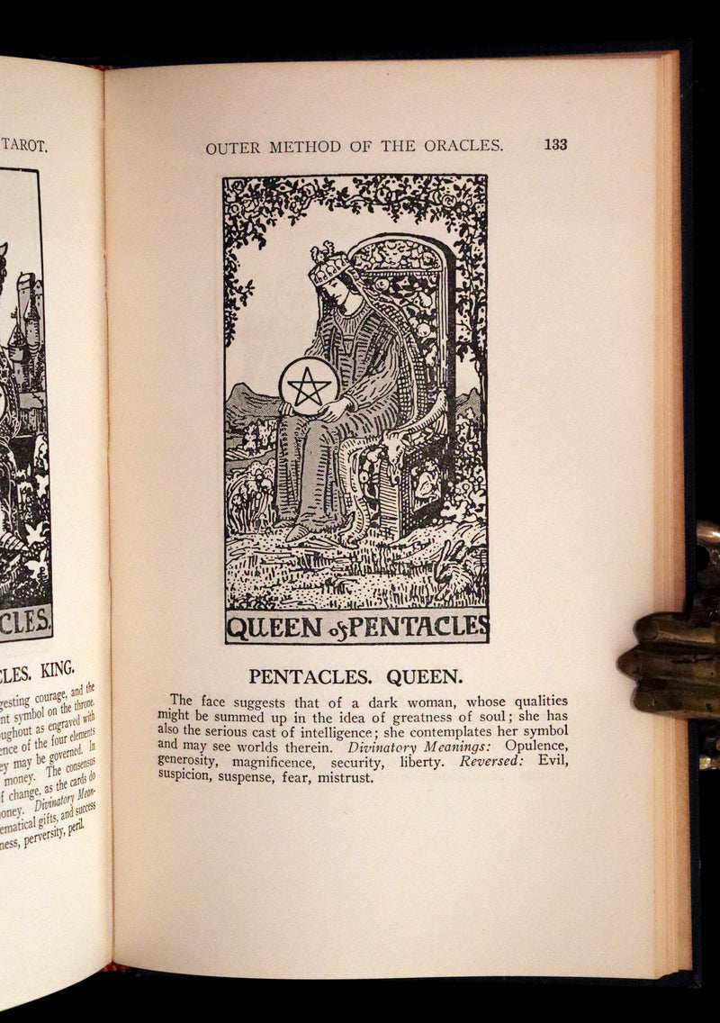 1918 Rare First Edition - The Illustrated KEY to the TAROT, The Veil of Divination by de Laurence.