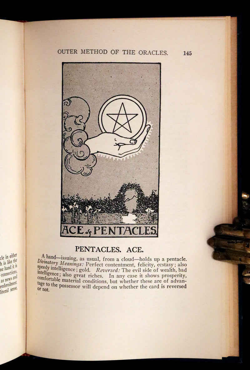 1918 Rare First Edition - The Illustrated KEY to the TAROT, The Veil of Divination by de Laurence.
