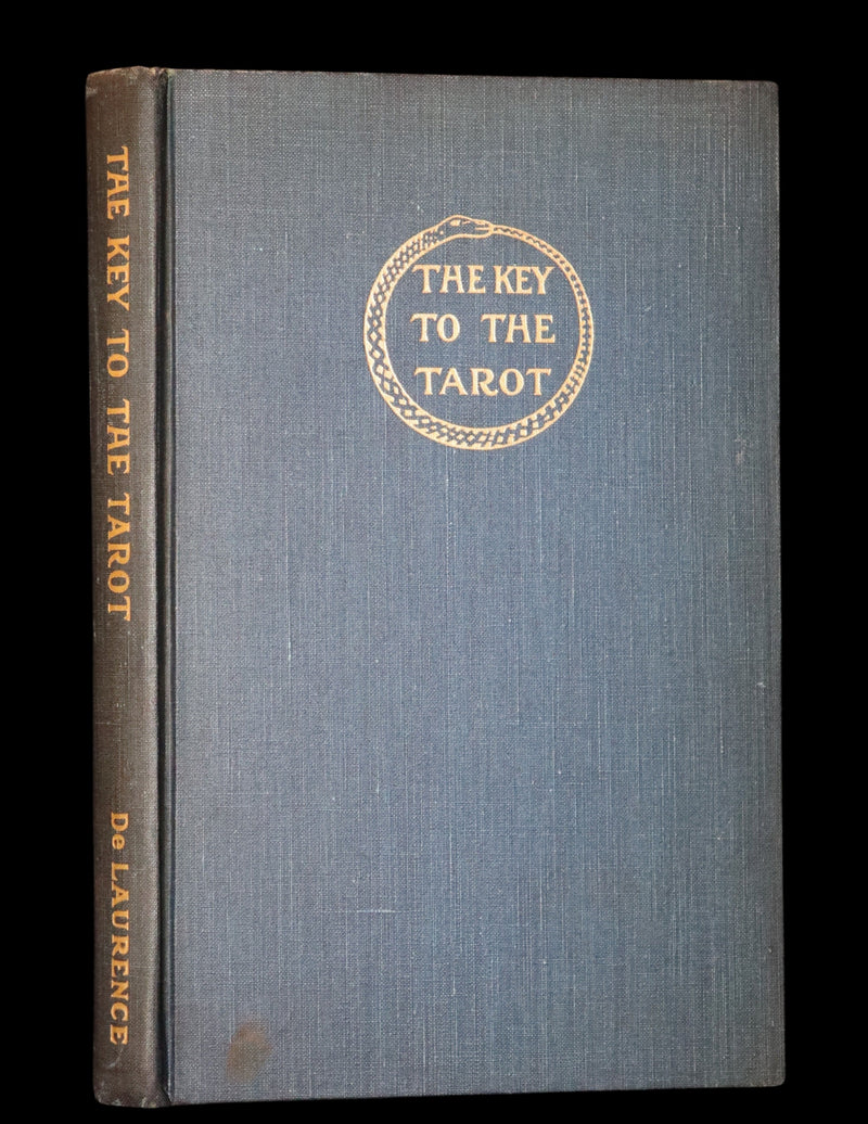 1918 Rare First Edition - The Illustrated KEY to the TAROT, The Veil of Divination by de Laurence.