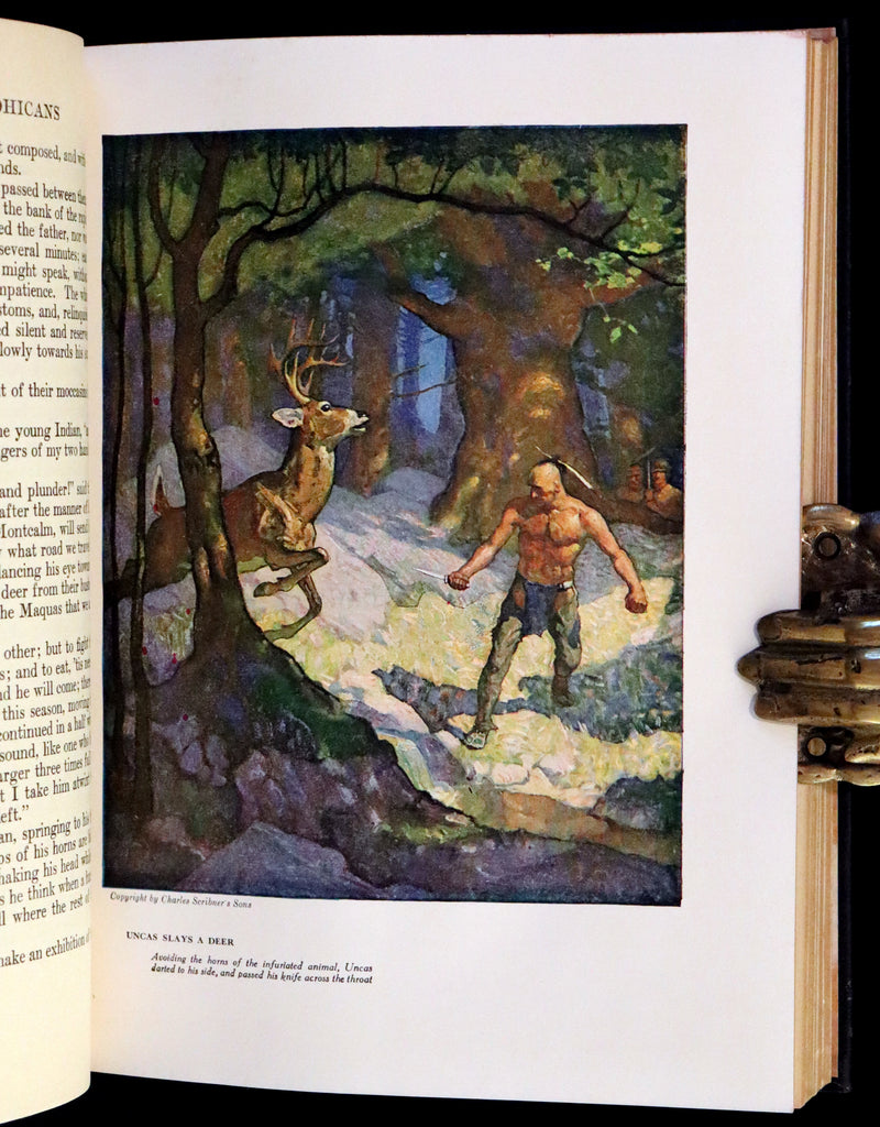 1946 Edition in a scarce dust jacket- The LAST OF THE MOHICANS illustrated by N. C. Wyeth.