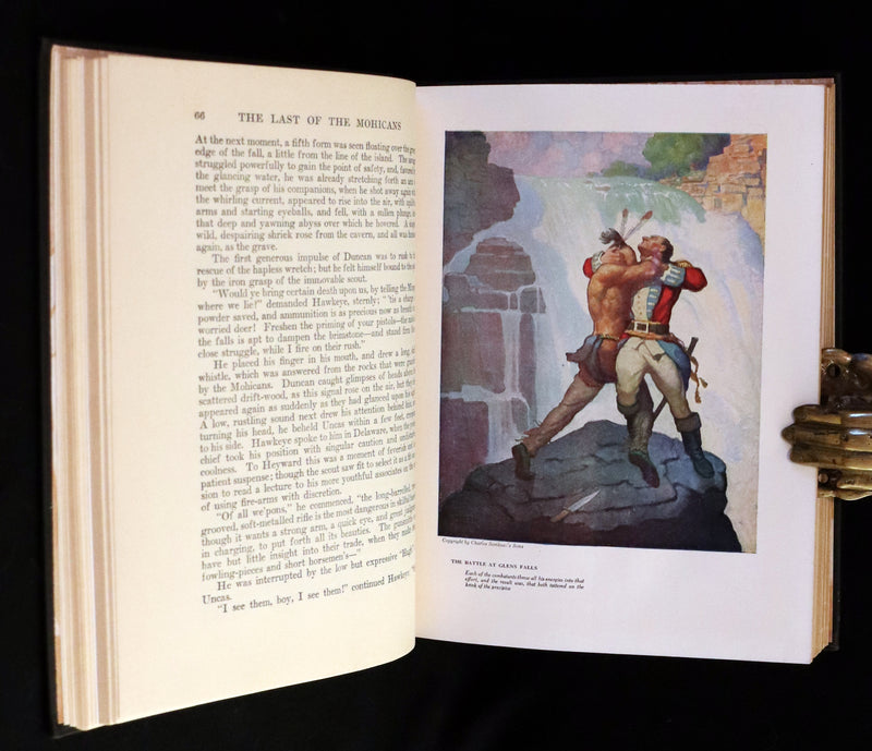 1946 Edition in a scarce dust jacket- The LAST OF THE MOHICANS illustrated by N. C. Wyeth.