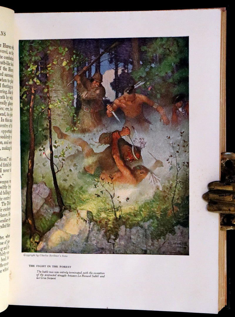 1946 Edition in a scarce dust jacket- The LAST OF THE MOHICANS illustrated by N. C. Wyeth.