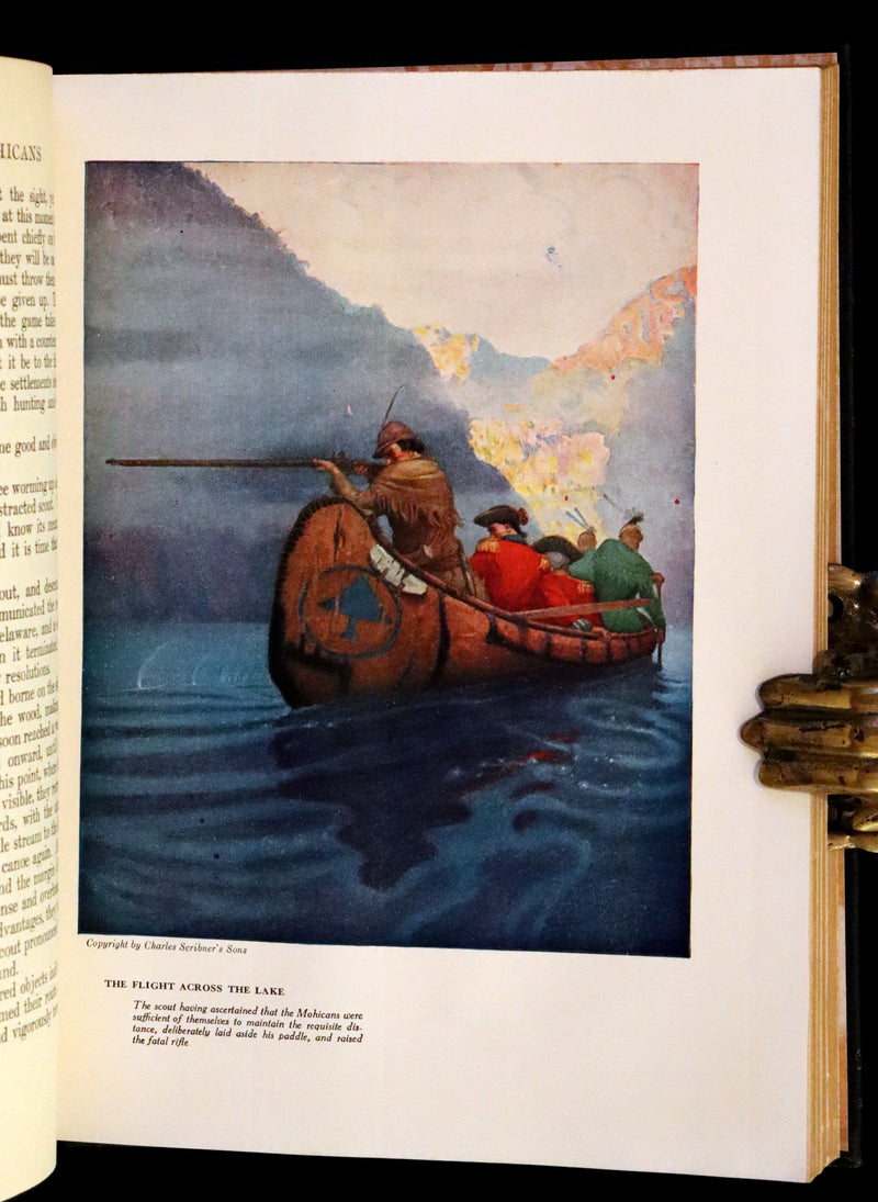 1946 Edition in a scarce dust jacket- The LAST OF THE MOHICANS illustrated by N. C. Wyeth.