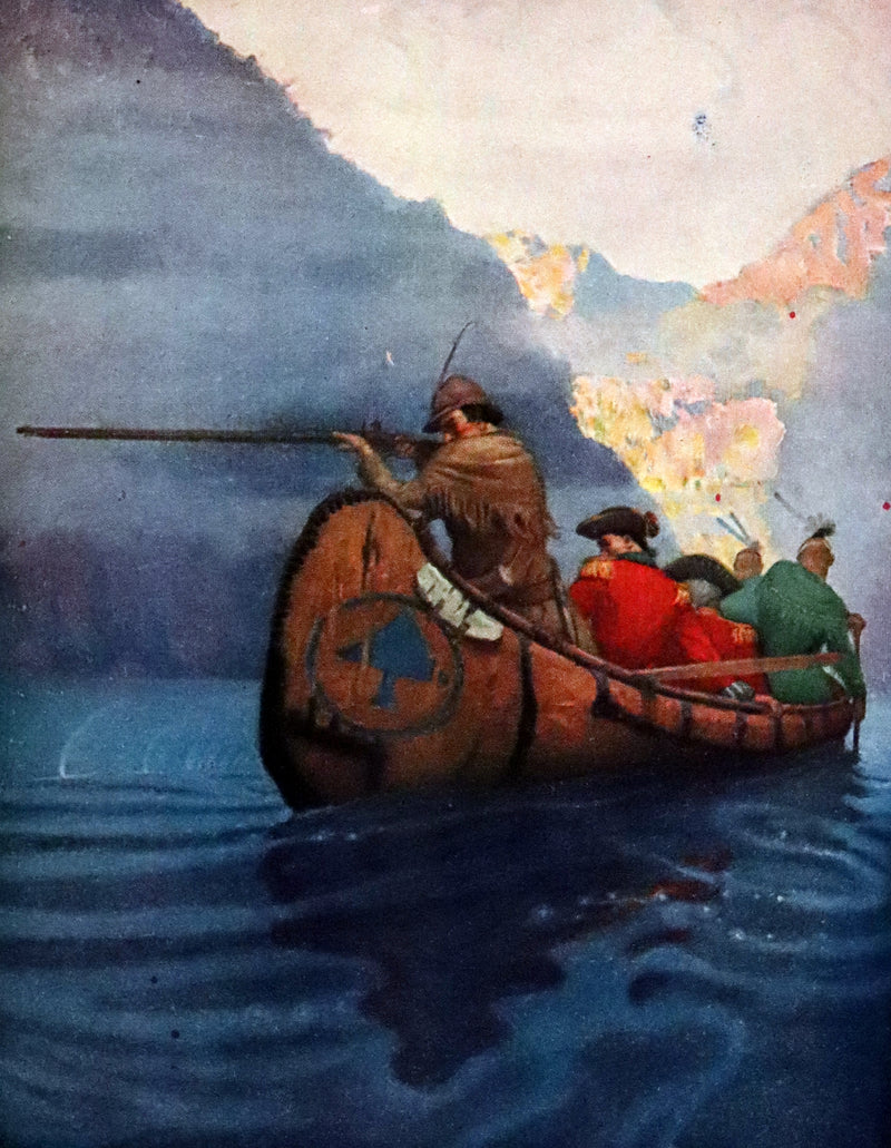 1946 Edition in a scarce dust jacket- The LAST OF THE MOHICANS illustrated by N. C. Wyeth.