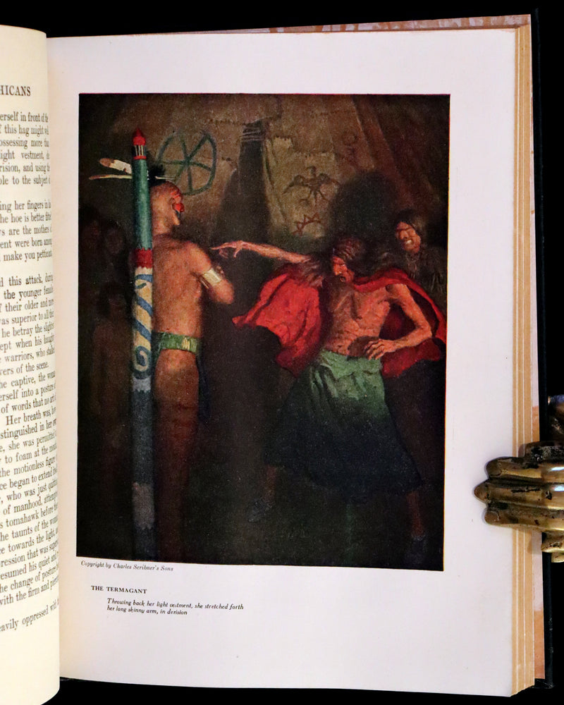 1946 Edition in a scarce dust jacket- The LAST OF THE MOHICANS illustrated by N. C. Wyeth.