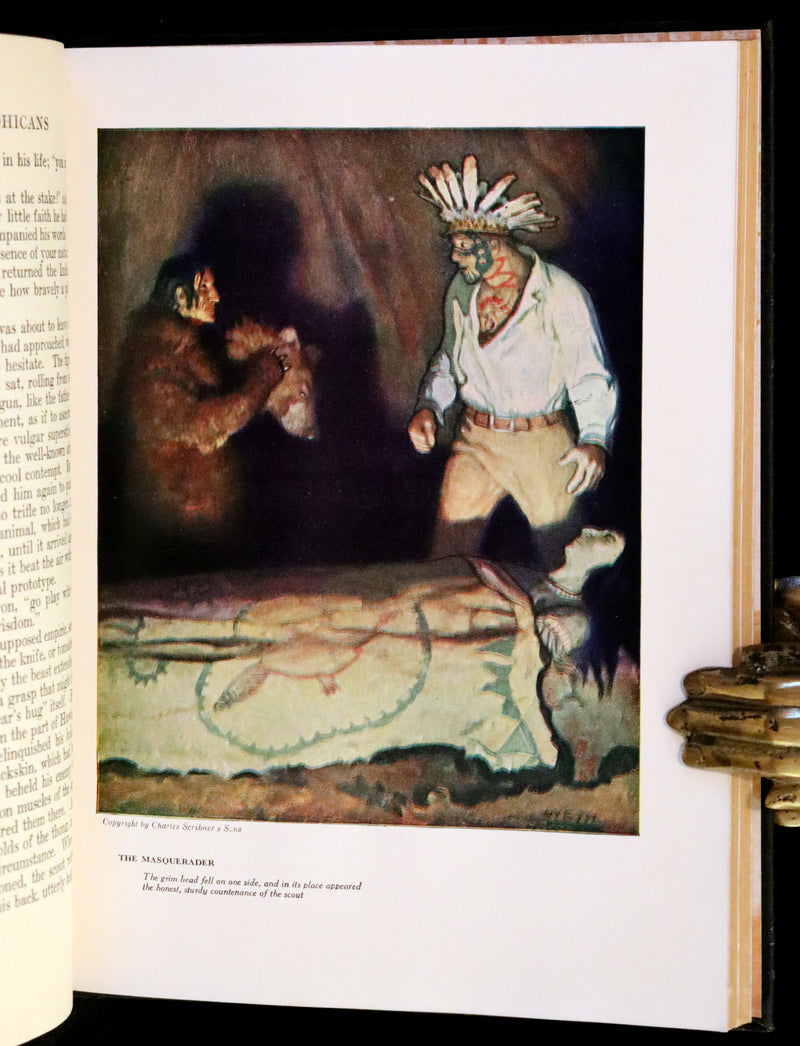 1946 Edition in a scarce dust jacket- The LAST OF THE MOHICANS illustrated by N. C. Wyeth.