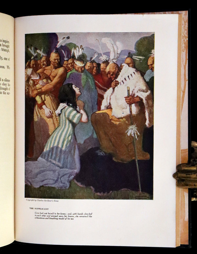 1946 Edition in a scarce dust jacket- The LAST OF THE MOHICANS illustrated by N. C. Wyeth.