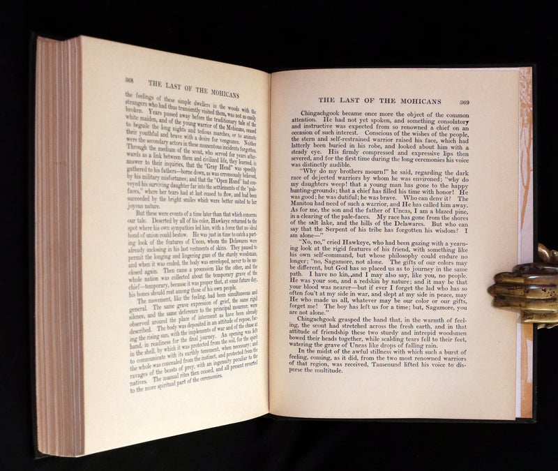 1946 Edition in a scarce dust jacket- The LAST OF THE MOHICANS illustrated by N. C. Wyeth.