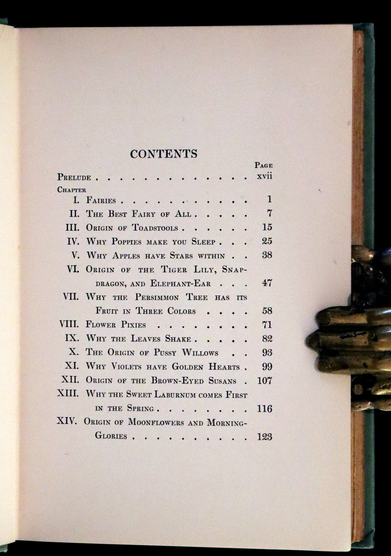 1909 Scarce First Edition - Overheard in Fairyland by Madge A. Bigham Illustrated by Ruth Sypherd Clements.